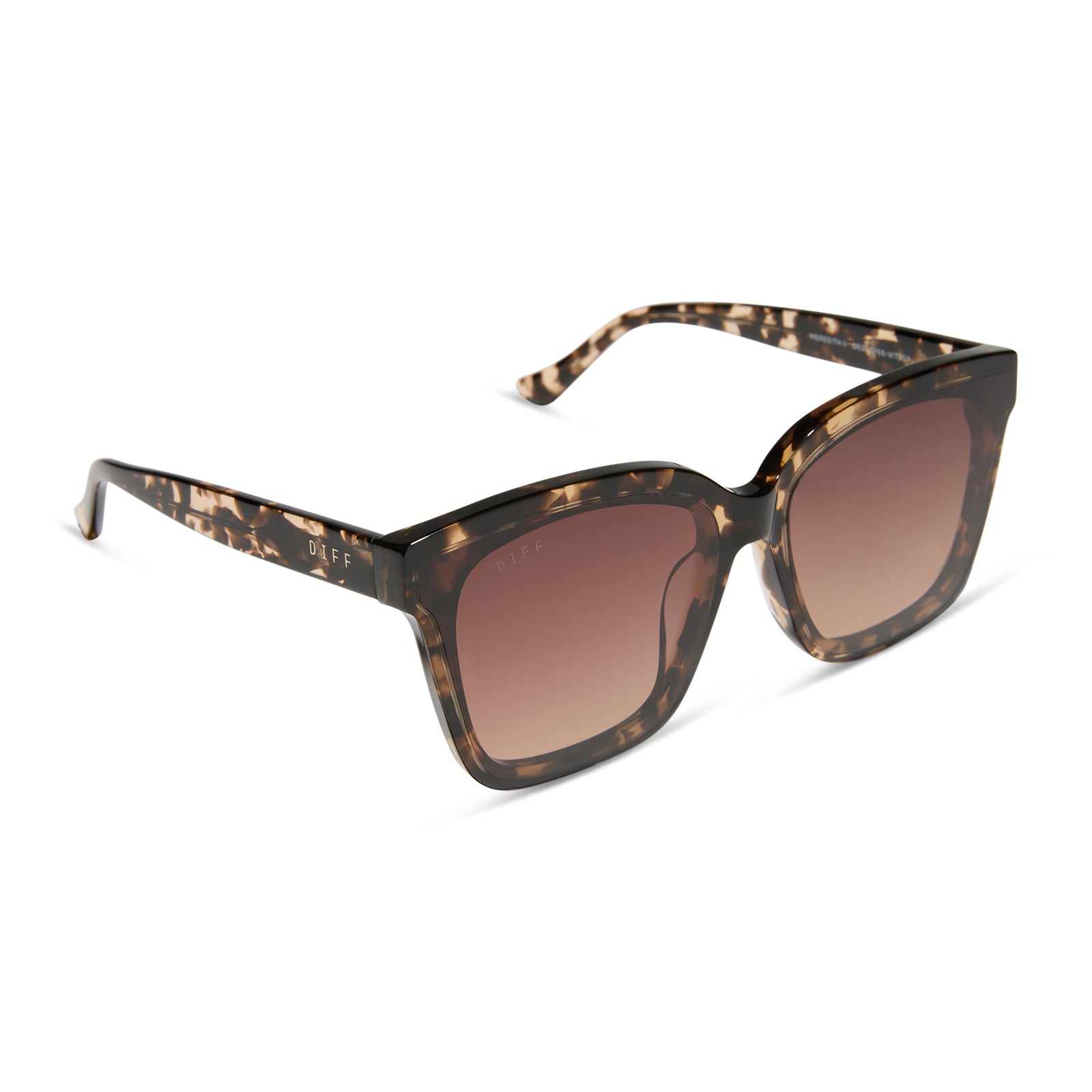 MEREDITH II - ESPRESSO TORTOISE + BROWN GRADIENT SUNGLASSES - Image 2