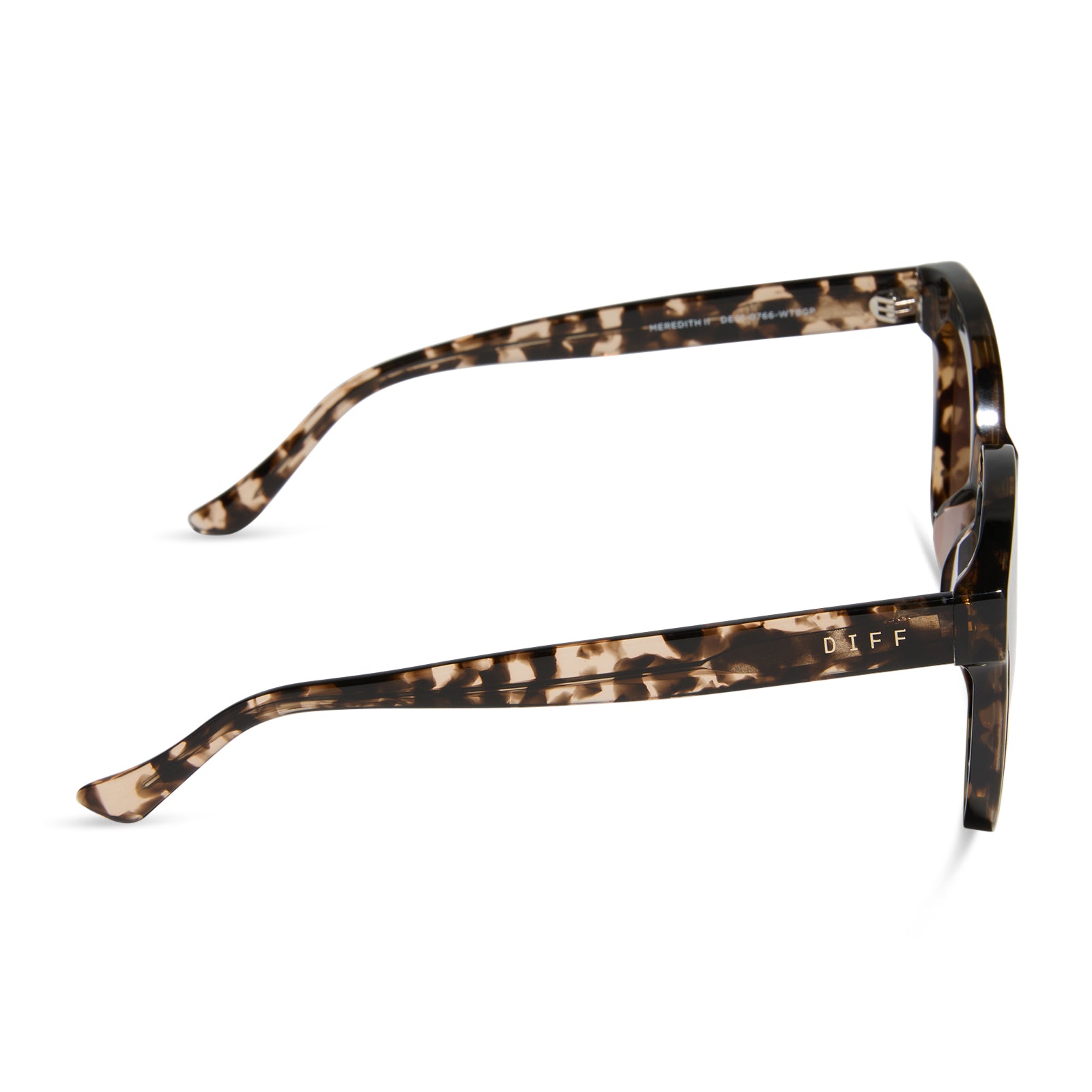 MEREDITH II - ESPRESSO TORTOISE + BROWN GRADIENT SUNGLASSES - Image 3