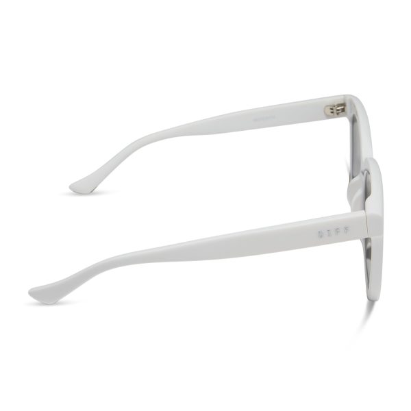 MEREDITH - WHITE CLOUD + GREY GRADIENT + POLARIZED SUNGLASSES - Image 3