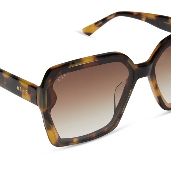 PRESLEY - BROWN KOMBU + BROWN GRADIENT SUNGLASSES - Image 4