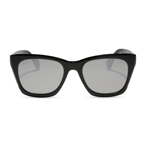 SEAN - BLACK + GREY MIRROR SUNGLASSES