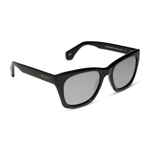 SEAN - BLACK + GREY MIRROR SUNGLASSES - Image 2