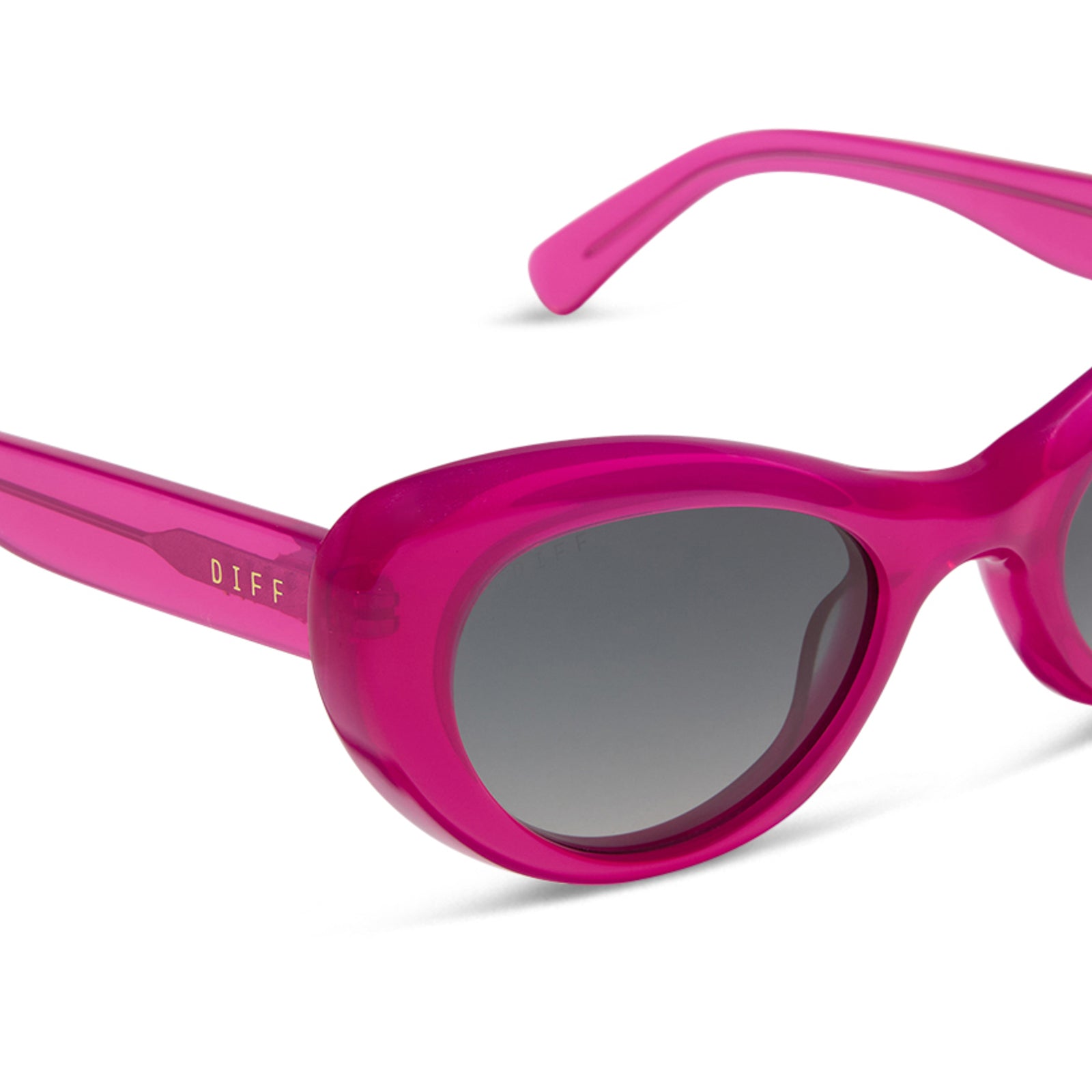 ZARIA - BRIGHT TULIP + GREY GRADIENT + POLARIZED SUNGLASSES - Image 4
