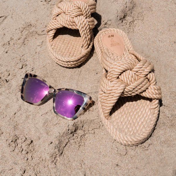BECKY IV - CREAM TORTOISE + PINK MIRROR SUNGLASSES - Image 7