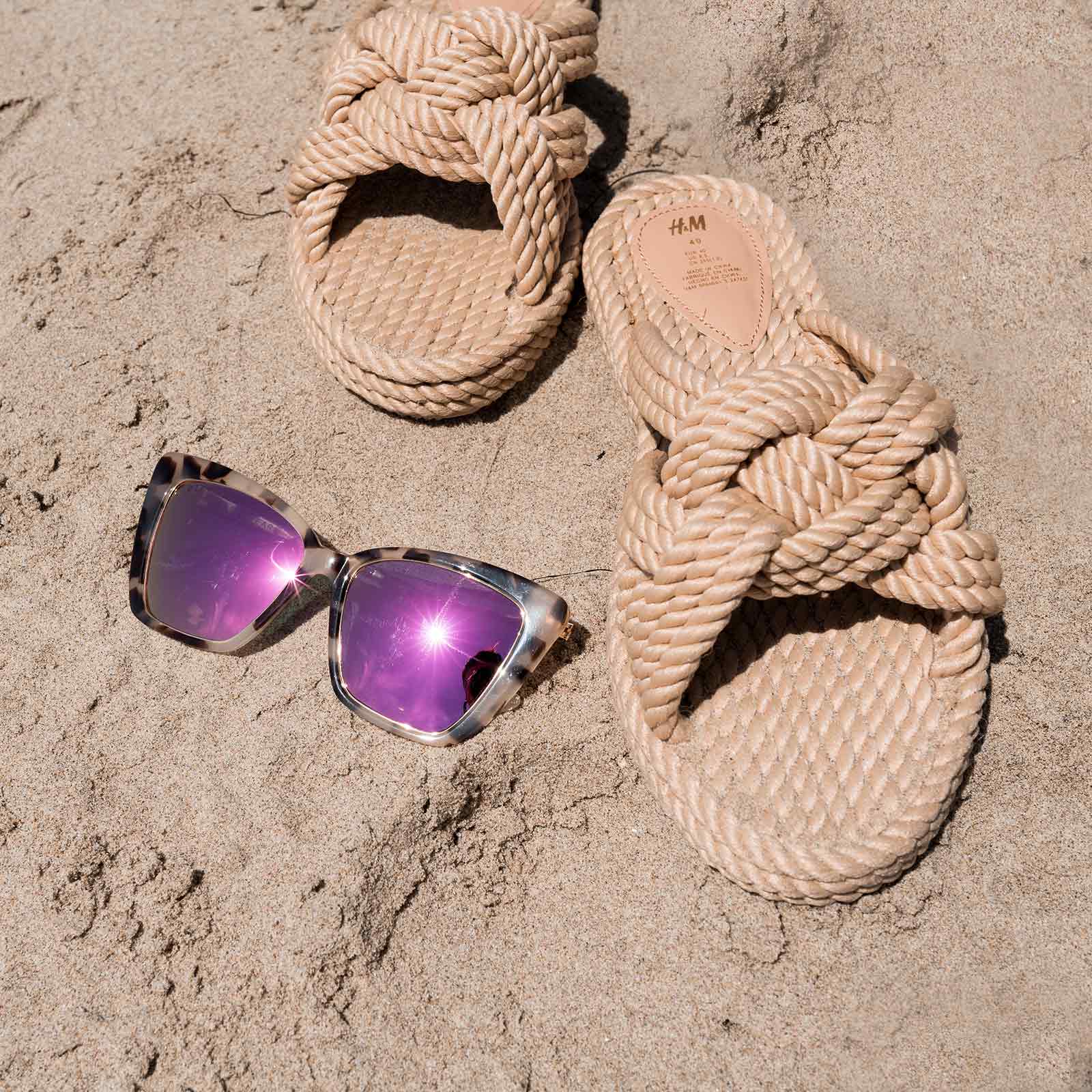 BECKY IV - CREAM TORTOISE + PINK MIRROR SUNGLASSES - Image 7