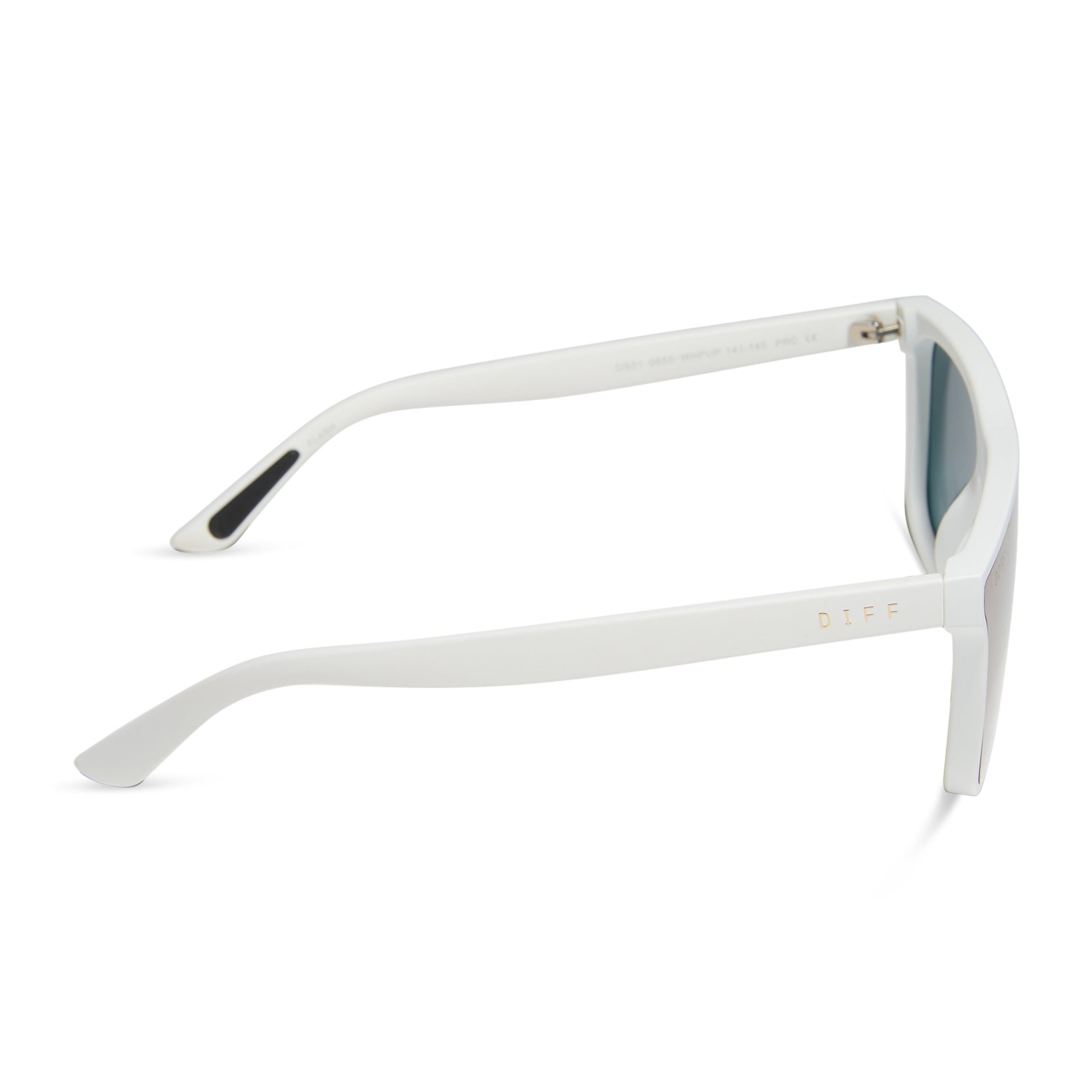 FLASH - MATTE WHITE + PURPLE MIRROR + POLARIZED SUNGLASSES - Image 3